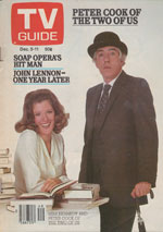 Canadian TV Guide Cover Vol 05 No 49 Issue 258 December 5 1981