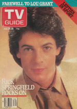 Canadian TV Guide Cover Vol 06 No 30 Issue 291 July 24 1982