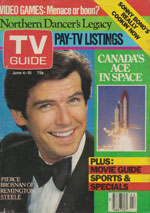 Canadian TV Guide Cover Vol 07 No 23 Issue 336 June 4 1983