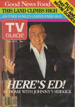 Canadian TV Guide Cover Vol 07 No 29 Issue 342 July 16 1983