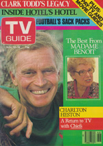 Canadian TV Guide Cover Vol 07 No 46 Issue 359 November 12 1983