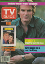 Canadian TV Guide Cover Vol 08 No 34 Issue 400 August 25 1984
