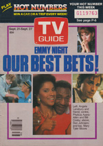 Canadian TV Guide Cover Vol 09 No 38 Issue 456 September 21 1985