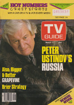 Canadian TV Guide Cover Vol 10 No 09 Issue 478 March 1 1986