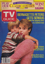 Canadian TV Guide Cover Vol 12 No 43 Issue 616 October 22 1988