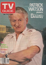 Canadian TV Guide Cover Vol 13 No 01 Issue 627 January 7 1989