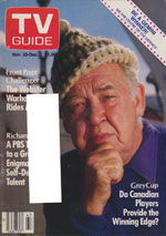 Canadian TV Guide Cover Vol 13 No 47 Issue 673 November 25 1989