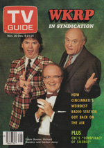 Canadian TV Guide Cover Vol 15 No 48 Issue 778 November 30 1991