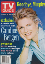 Canadian TV Guide Cover Vol 22 No 20 Issue 1116 May 16 1998