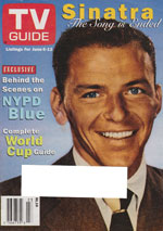 Canadian TV Guide Cover Vol 22 No 22 Issue 1119 June 6 1998