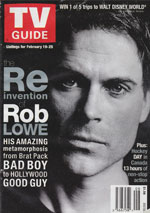 Canadian TV Guide Cover Vol 24 No 08 Issue 1208 February 19 2000