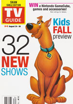 Canadian TV Guide Cover Vol 26 No 34 Issue 1339 August 24 2002