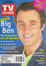 Canadian TV Guide Cover Vol 30 No 23 Issue 1535 June 3 2006