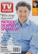 Canadian TV Guide Cover Vol 30 No 47 Issue 1559 November 18 2006